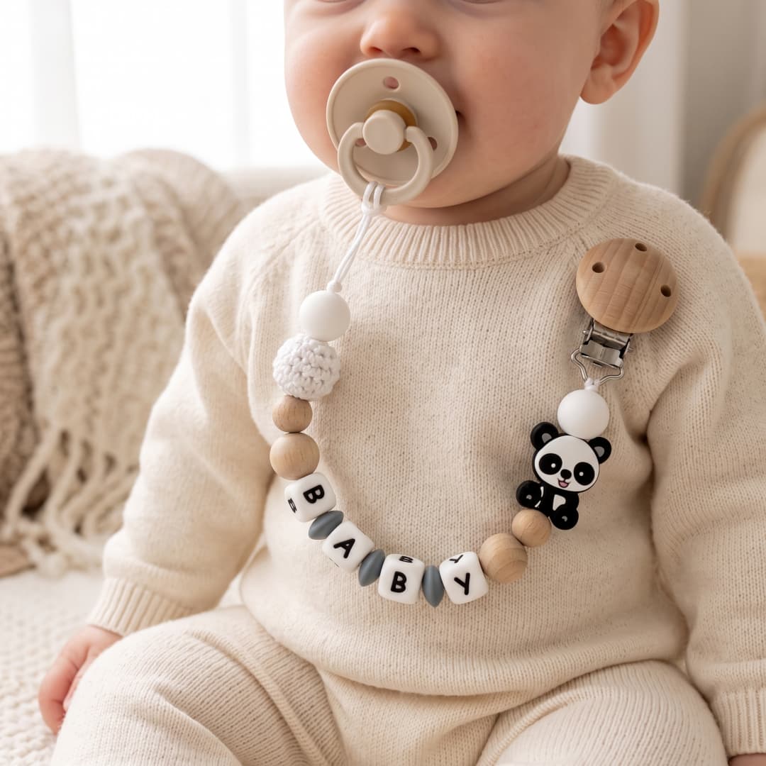Baby Pacifier Clip - Clip para chupete de bebé con