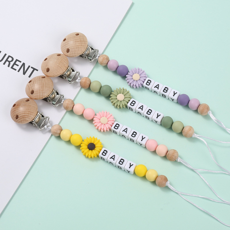 Clip para chupete con nombre p - Baby Pacifier Clip reseña y precio